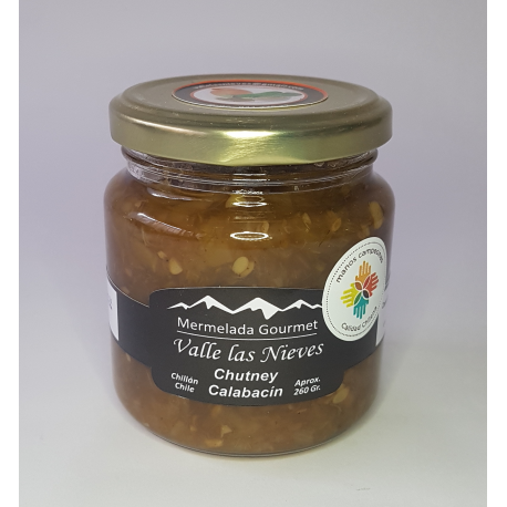 Chutney Calabacín 260 grs.