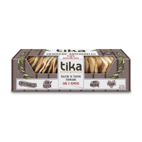 Galleta Tika Chia y Romero