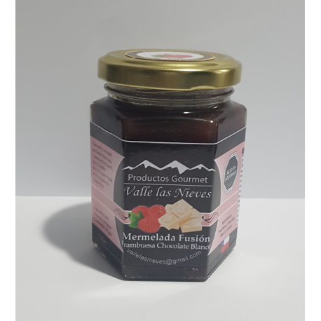 Mermelada Frambuesa con Chocolate Blanco -220 grs.