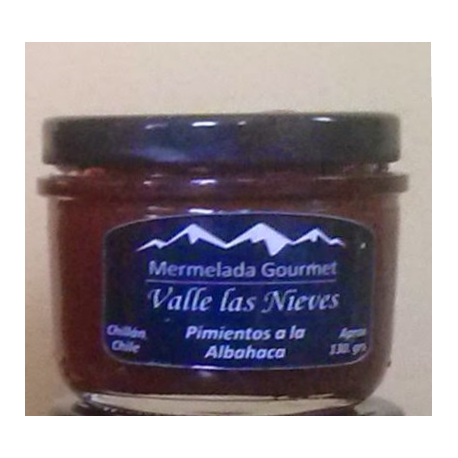 Pimientos a la albahaca -160 Grs.